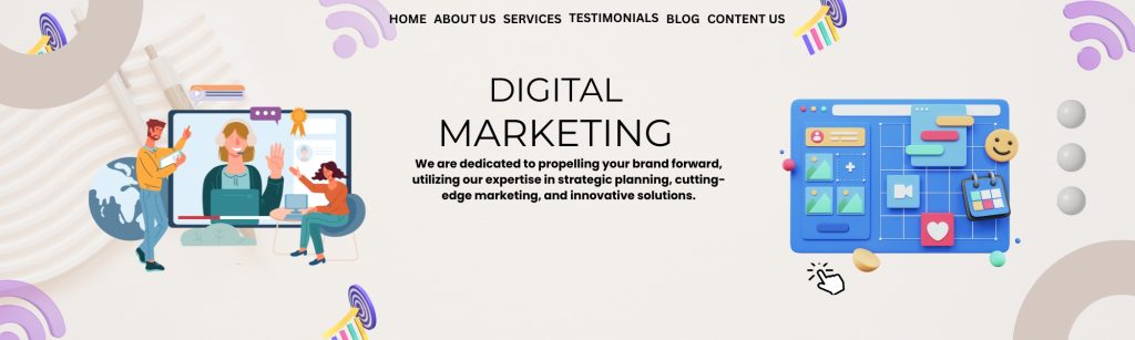 Digital Marketing , graphic Design , Social media Marketing .