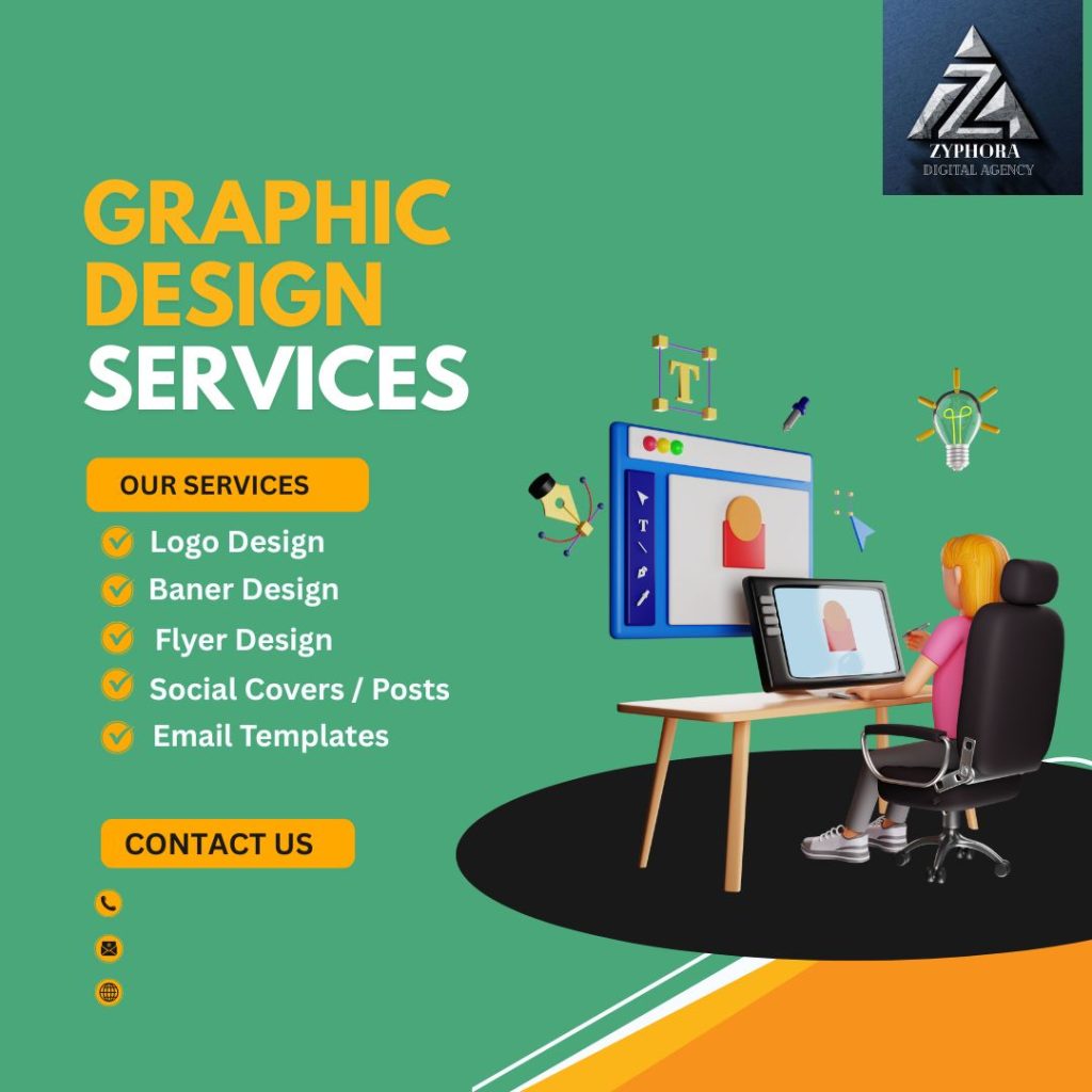 Digital Marketing , graphic Design , Social media Marketing .